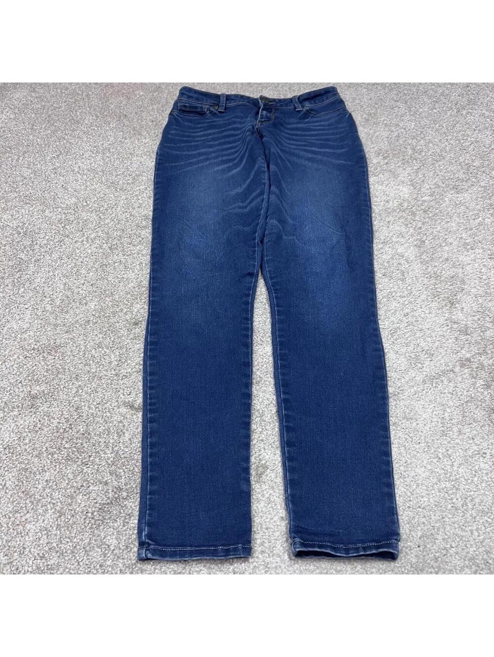 Express Jegging Women’s Blue Skinny Faux Pockets Size 6